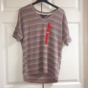 Women’s Calvin Klein Jeans Shirt Pink Striped NWT